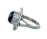 Southwestern Onyx Sterling Silver Ring Size 4-1/2 JX130374